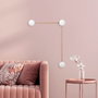 Opviq Domino - 11049 Lámpara de pared vintage cobre